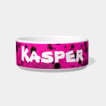 Spray Paint Splatter Effect Ceramic Pet Bowl<br><div class="desc">CUSTOMISE IT! Spray Paint Splatter Effect Pet Bowel Fun pet bowel featuring a messy spray paint splatter effect, perfect present for your new little friend on his/her first day home, or for your favorite companion of many years. Add your best friends name for that extra special touch. Check out my...</div>
