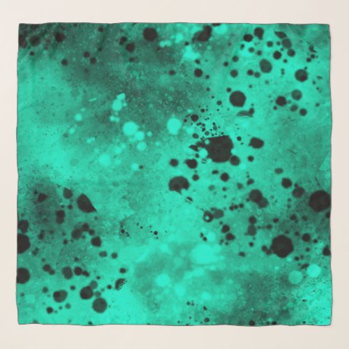 Spray Paint Splatter Effect Chiffon Scarf