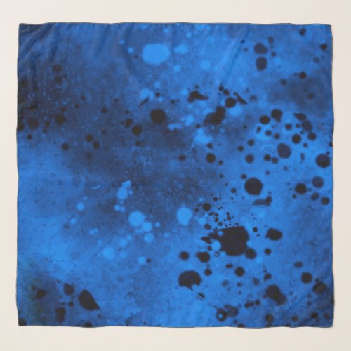 Spray Paint Splatter Effect Chiffon Scarf