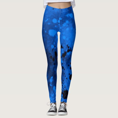 Spray Paint Splatter Effect Leggings