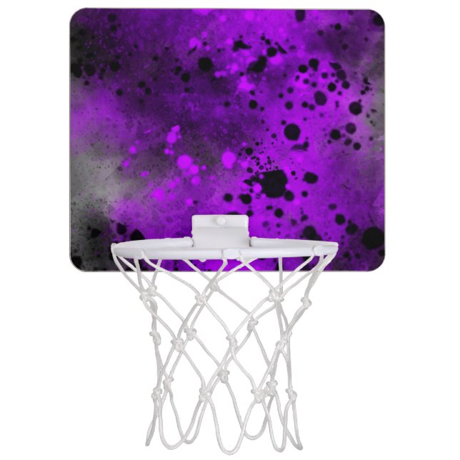 Spray Paint Splatter Effect   Mini Basketball Hoop (Front)
