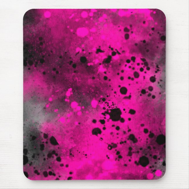 Spray Paint Splatter Effect Mousepad (Front)