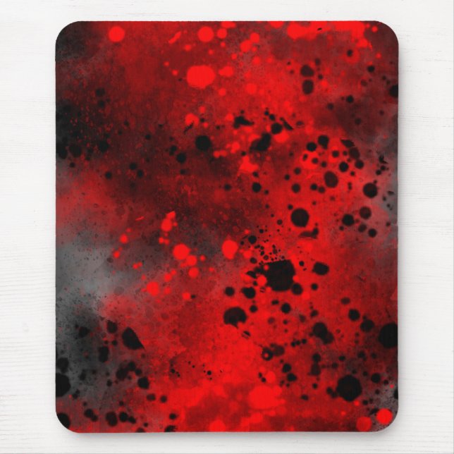 Spray Paint Splatter Effect Mousepad (Front)