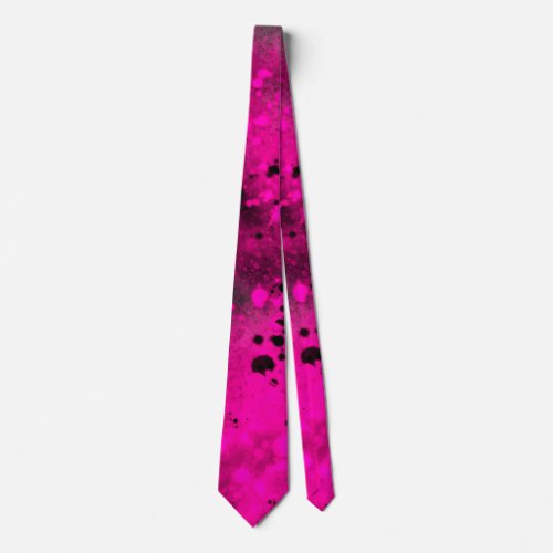 Spray Paint Splatter Effect Neck Tie