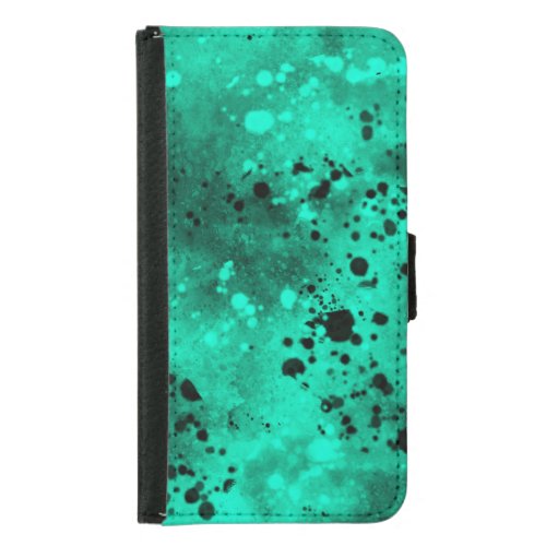 Spray Paint Splatter Effect Phone Wallet Case