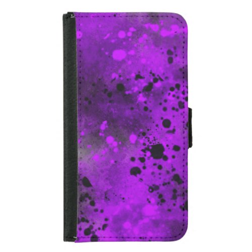 Spray Paint Splatter Effect Phone Wallet Case