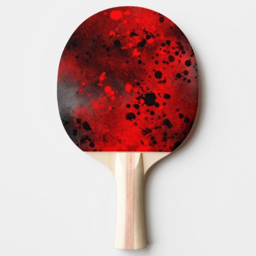 Spray Paint Splatter Effect Ping Pong Paddle