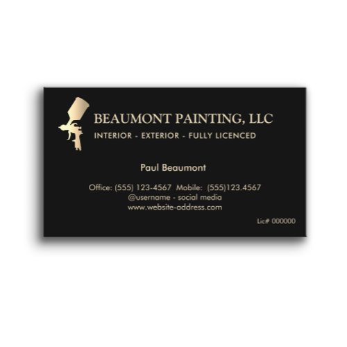 Spray Painter Business Card