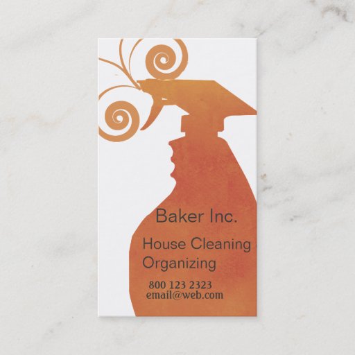 Customizable Property Maintenance  Professional Cleaning Business Card Templates
