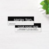 spray tan. (appointment card) (Desk)