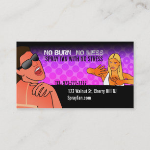 Spray Tan business cards
