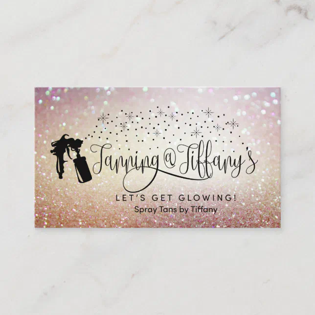 SPRAY TANS BUSINESS CARD Zazzle