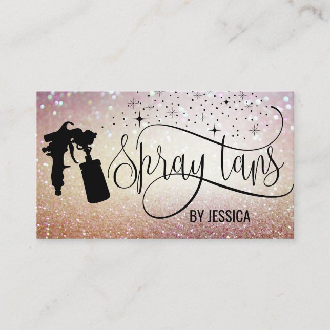 SPRAY TANS BUSINESS CARD (Front)