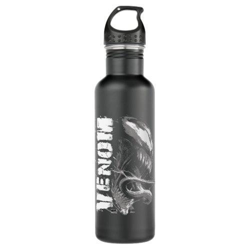 Spraypaint Venom Tongue Lash Stainless Steel Water Bottle