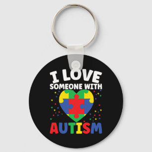 Spread Autism Awareness And Show Support Autism Aw Keychain