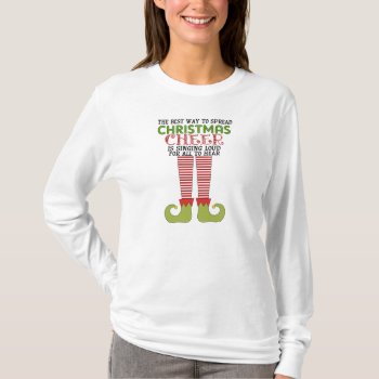 Spread Christmas Cheer Elf Shirt by GollyGirls at Zazzle