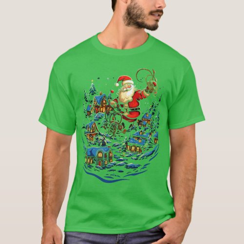 Spread Christmas Cheer with Our Santa Claus T_Shirt