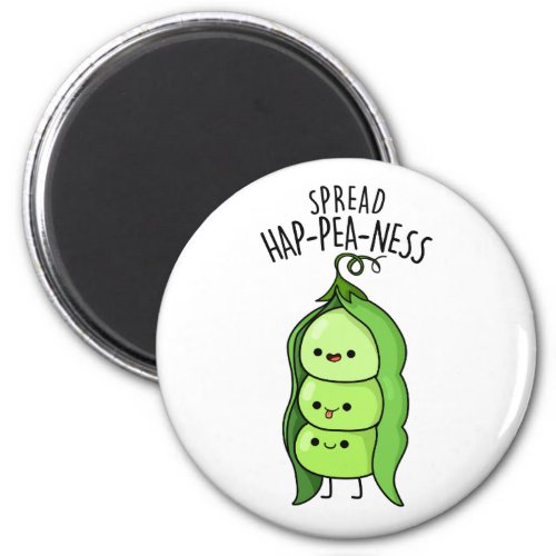 Spread Hap_pea_ness Cute Peas Pun Magnet