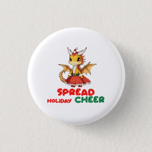 Spread Holiday Cheer Dragon Ball 2024 Button