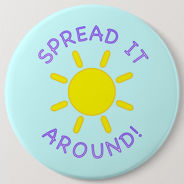 Spread it Around Sunshine Cadets The Golden Girls Button (Front)