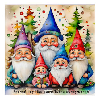 Spread Joy Like Snowflakes Everywhere Acrylic Wall Acrylic Print