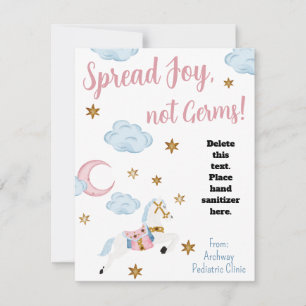 Spread Joy Not Germs Kids Hand Sanitizer Gift Card