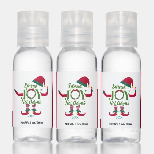 spread joy not germs this Christmas Hand Sanitizer