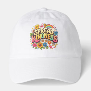 Spread Kindness – Cute Floral Rainbow  Hat