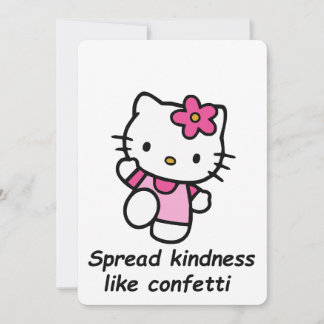 Spread Kindness Like Confetti Invitation