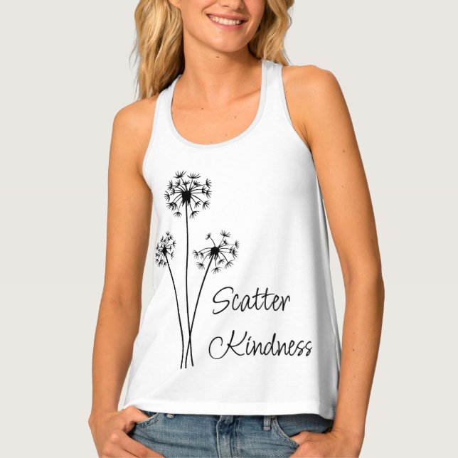 Spread Kindness Like Dandelion Seeds T-Shirt (Front)