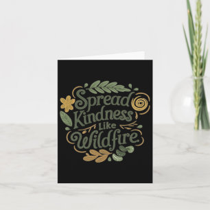 Spread Kindness - Positive Affirmation Sticker  Card