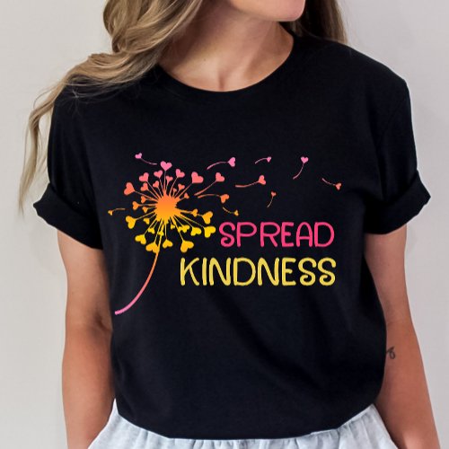 Spread Kindness Positivity Tee Be Kind T_Shirt