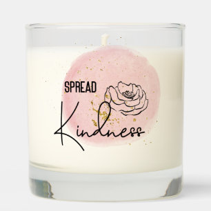 Spread Kindness Quote Scented Candle