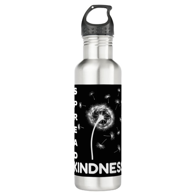 Spread Kindness Stainless Steel Water Bottle (Front)