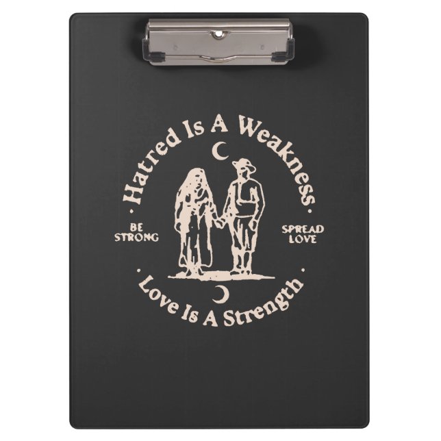 spread love clipboard (Front)