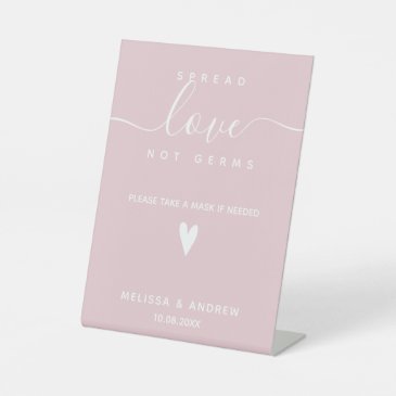 Spread Love not Germs -  Covid Safety Wedding