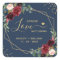 Spread Love Not Germs Gold Burgundy Navy Floral