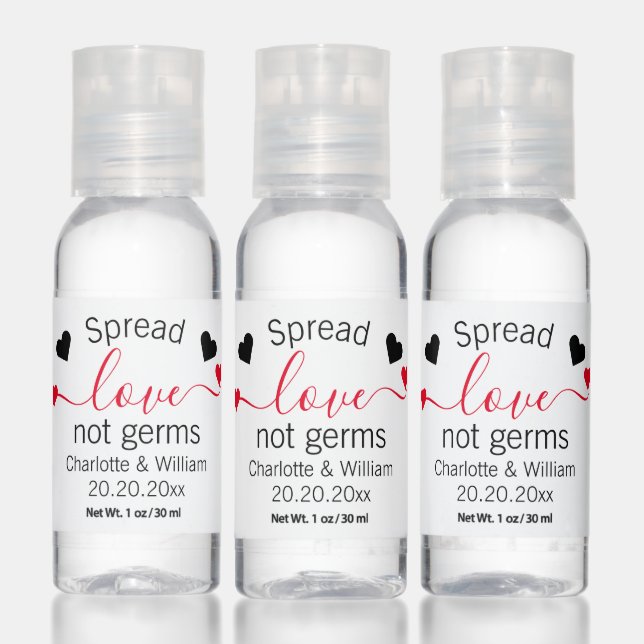 Spread Love Not Germs Hand Sanitizer (Set)