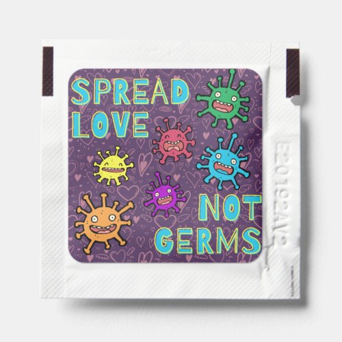 Spread Love Not Germs Hand Sanitizer Packet