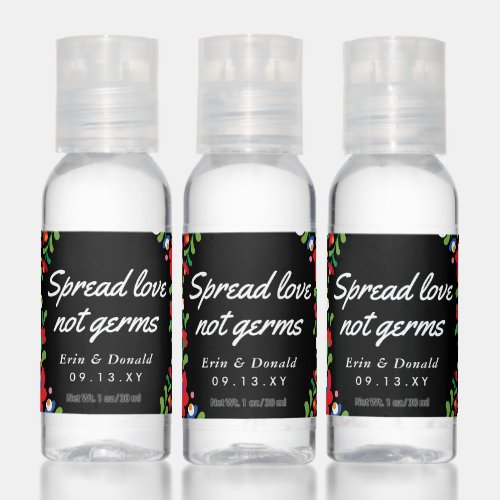 Spread Love Not Germs Mexican Fiesta Hand Sanitizer