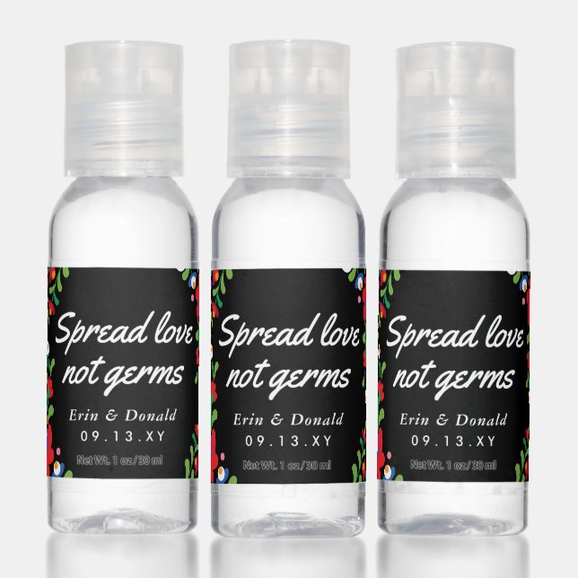 Spread Love Not Germs Mexican Fiesta Hand Sanitizer (Set)