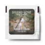 Spread Love Not Germs Modern Photo Wedding Favors Hand Sanitizer Packet
