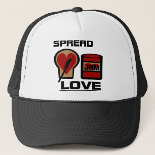 Spread Love With Love Jam Bottle And WW Bread Trucker Hat
