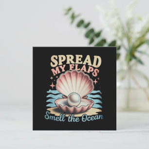 Spread My Flaps Smell The Ocean Funny Embarrassing Invitation