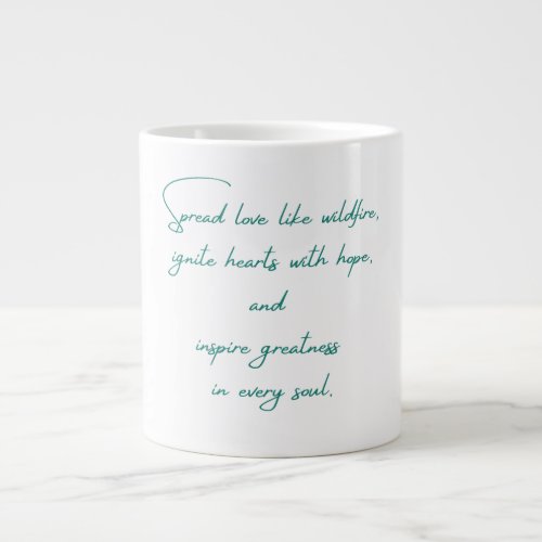 Spread of love giant coffee mug
