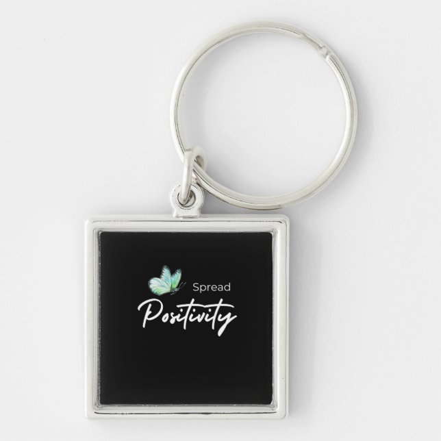 Spread Positivity Keychain (Front)