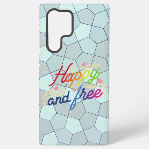 Spread positivity with our Happy  Free Samsung Galaxy S22 Ultra Case