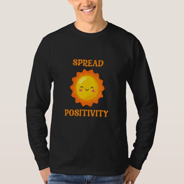 Spread Positivity World Kindness Day Graphic Desig T-Shirt (Front)