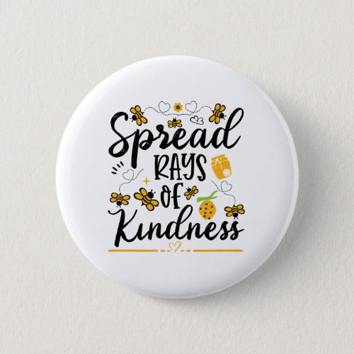 Spread rays of kindness love button