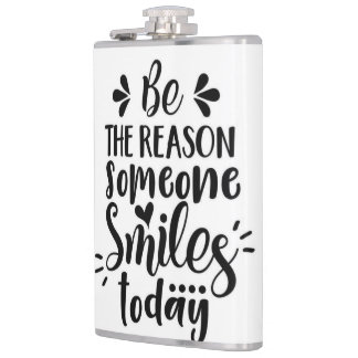 Spread Smiles Every Day Flask